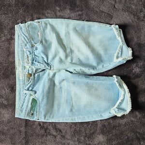 Stretch jean shorts 3